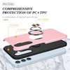 360 Rotating Ring Grip Hybrid Case for Samsung Galaxy A16 5G - Pink