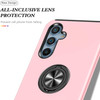 360 Rotating Ring Grip Hybrid Case for Samsung Galaxy A16 5G - Pink