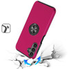 360 Rotating Ring Grip Hybrid Case for Samsung Galaxy A16 5G - Hot Pink