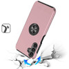 360 Rotating Ring Grip Hybrid Case for Samsung Galaxy A16 5G - Rose Gold