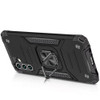 Military Grade Robust Series Dual Layer Hybrid Case with Ring Grip for Samsung Galaxy A16 5G - Black