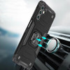 Military Grade Robust Series Dual Layer Hybrid Case with Ring Grip for Samsung Galaxy A16 5G - Black