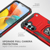 Military Grade Robust Series Dual Layer Hybrid Case with Ring Grip for Samsung Galaxy A16 5G - Red