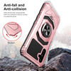 Military Grade Robotic Series Hybrid Case with Ring Grip for Samsung Galaxy A16 5G - Rose Gold