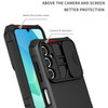 Camera Privacy Cover Hybrid Case with Kickstand for Samsung Galaxy A16 5G - Black
