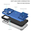 Camera Privacy Cover Hybrid Case with Kickstand for Samsung Galaxy A16 5G - Blue
