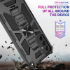 Military Grade Tough Ultra Rugged Hybrid Case for Samsung Galaxy A16 5G - Black