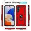 Military Grade Hybrid Case with Ring Grip for Samsung Galaxy A16 5G - Red