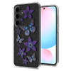 Butterfly Series Dual Layer Transparent Hybrid Case for Samsung Galaxy A16 5G - Purple