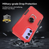 Military Grade TUFF Shockproof Hybrid Armor Case with Ring Grip for Samsung Galaxy A16 5G - Red