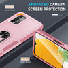 Military Grade TUFF Shockproof Hybrid Armor Case with Ring Grip for Samsung Galaxy A16 5G - Pink