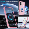 Military Grade TUFF Shockproof Hybrid Armor Case with Ring Grip for Samsung Galaxy A16 5G - Pink