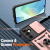 Military Grade Superior Series Hybrid Case with Ring Grip and Camera Lens Cover for Samsung Galaxy A16 5G - Rose Gold