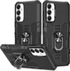 Military Grade Shockproof Hybrid Case with Ring Grip for Samsung Galaxy A16 5G - Black