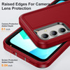 Military Grade TUFF Hybrid Armor Case with Kickstand for Samsung Galaxy A16 5G - Red