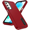 Military Grade TUFF Hybrid Armor Case with Kickstand for Samsung Galaxy A16 5G - Red