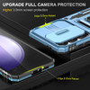 Military Grade Ring Holder Case with Camera Lens Cover for Samsung Galaxy A16 5G - Light Blue