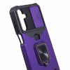 Military Grade All-In-One Ring Stand Card Case for Samsung Galaxy A16 5G - Purple