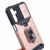 Military Grade All-In-One Ring Stand Card Case for Samsung Galaxy A16 5G - Rose Gold