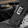 Military Grade Shockproof Hybrid Armor Case with Ring Grip for Samsung Galaxy A16 5G - Black
