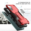 Military Grade Shockproof Hybrid Armor Case with Ring Grip for Samsung Galaxy A16 5G - Red