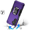 Military Grade Shockproof Hybrid Armor Case with Ring Grip for Samsung Galaxy A16 5G - Purple