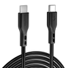 4 ft. High-Speed 3A Braided USB-C to USB-C Charge & Sync Cable - Black