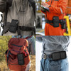 Extra Large Case-On Ballistic Nylon Vertical Belt Pouch for Phones with 6.5 inch and Above Screen Size - Black