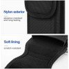 Extra Large Case-On Ballistic Nylon Vertical Belt Pouch for Phones with 6.5 inch and Above Screen Size - Black
