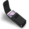 Extra Large Case-On Ballistic Nylon Vertical Belt Pouch for Phones with 6.5 inch and Above Screen Size - Black