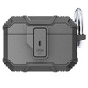 Carbon Series TUFF Hybrid Case with Secure Lock Clip for AirPods (4th Generation) - Black