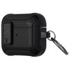 Secure Lock Clip Design Hybrid Case for AirPods (4th Generation) - Black
