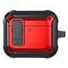 Secure Lock Clip Design Hybrid Case for AirPods (4th Generation) - Red