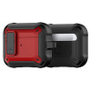 Secure Lock Clip Design Hybrid Case for AirPods (4th Generation) - Red