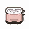 Carbon Fiber Series TUFF Hybrid Case for AirPods (4th Generation) - Rose Gold