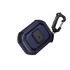 Rugged Protective Case with Secure Lock Clip for AirPods (4th Generation) - Blue