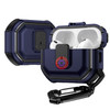Rugged Protective Case with Secure Lock Clip for AirPods (4th Generation) - Blue