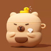 Novelty Silicone Protective Case for Apple AirPods (4th Generation) - Capybara