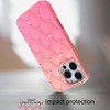 Floral Joy Diamond Crystal TPU Case for iPhone 16 Pro Max - Orange Pink
