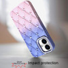 Floral Joy Diamond Crystal TPU Case for iPhone 16 - Blue Pink