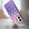 Floral Joy Diamond Crystal TPU Case for iPhone 16 Plus - Pink Purple