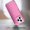 MagSafe Compatible Leather Case for iPhone 16 Pro Max - Rose Pink