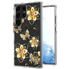 Butterfly Series Dual Layer Transparent Hybrid Case for Samsung Galaxy S25 Ultra - Golden