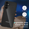 Fusion Shield Tough Snap-on Transparent Case for Samsung Galaxy S25 Plus - Black