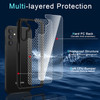 Fusion Shield Tough Snap-on Transparent Case for Samsung Galaxy S25 - Black