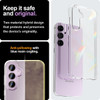 Fusion Shield Tough Snap-on Transparent Case for Samsung Galaxy S25 - Clear