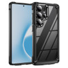 Military Grade Tough Shield Snap-on Transparent Case for Samsung Galaxy S25 Ultra - Black