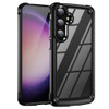 Military Grade Tough Shield Snap-on Transparent Case for Samsung Galaxy S25 - Black