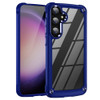 Military Grade Tough Shield Snap-on Transparent Case for Samsung Galaxy S25 - Blue