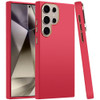 Soft Touch Dual-Layer Hybrid Case for Samsung Galaxy S25 Ultra - Burgundy